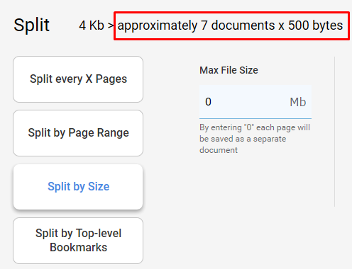 How to Split PDF by Page Ranges