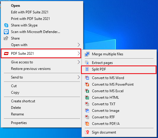 How to split a PDF? – PDF Suite